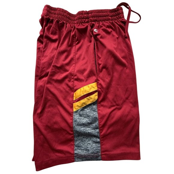 Iowa State Cyclones Red & Gray Athletic Basketball Shorts Mens Small Colosseum - Picture 4 of 16